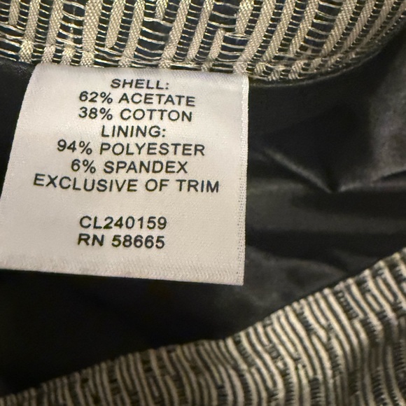 Women’s Nordstrom Classiques Entier tweed skirt Cream And Black size 8 - Picture 7 of 10